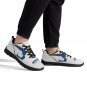 Hofstra Pride White Men Sneakers - Custom Athletic Shoes Featuring Hofstra Mascot Design