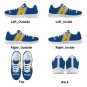 Hofstra Pride Blue Kids Sneakers - Custom Athletic Shoes with Hofstra Mascot Design