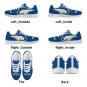 Hofstra Pride Blue Women Sneakers - Custom Athletic Shoes with Hofstra Mascot Design