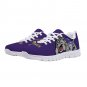 JMU Dukes Custom Women Sneakers - Purple James Madison University Athletic Shoes with Duke Dog Logo