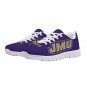 JMU Dukes Custom Athletic Women Shoes - Purple James Madison University Sneakers with Bold JMU Logo