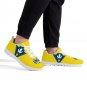 UNCW Seahawks Custom Yellow Athletic Men Sneakers - University of North Carolina Wilmington Fans