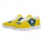 UNCW Seahawks Custom Yellow Athletic Women Sneakers - University of North Carolina Wilmington Fans
