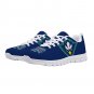 UNCW Seahawks Custom Navy Athletic Women Sneakers - University of North Carolina Wilmington Fans