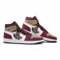 Kutztown University Bears Custom High-Top Women Sneakers - KU Footwear Golden Bears Fans