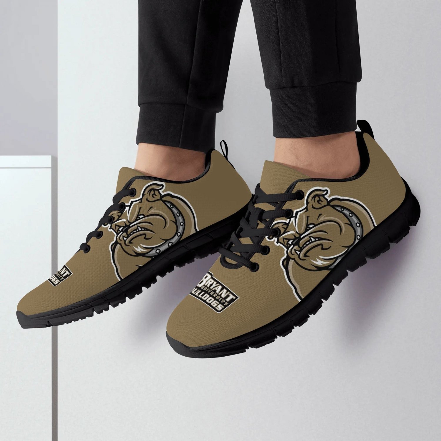 Bryant University Bulldogs Custom Men Sneakers -  Athletic Shoes for Bulldogs Fans