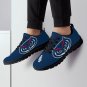 Florida Atlantic University FAU Owls Custom Kids Sneakers - Navy Blue Athletic Shoes for FAU Fans