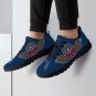 Florida Atlantic University FAU Owls Custom Women Sneakers - Navy Blue Athletic Shoes for FAU Fans