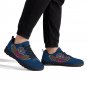 Florida Atlantic University FAU Owls Custom Women Sneakers - Navy Blue Athletic Shoes for FAU Fans