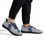 Rice Owls Gray Custom Kids Sneakers &acirc;�� Stylish and Comfortable Footwear for Rice University Fans