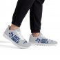 Rice Owls Gray Custom Women Sneakers &acirc;�� Stylish and Comfortable Footwear for Rice University Fans