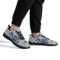 Rice Owls Gray Custom Women Sneakers &acirc;�� Stylish and Comfortable Footwear for Rice University Fans