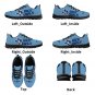 Rice Owls Light Blue Custom Men Sneakers &acirc;�� Show Your Rice University Spirit in Style and Comfort