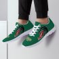 UAB Blazers Green Custom Men Sneakers &acirc;�� University of Alabama at Birmingham Shoes for Blazers Fans