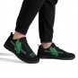 North Texas Mean Green Black Kids Sneakers &acirc;�� Custom UNT Shoes for University of North Texas Fans