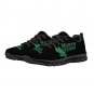 North Texas Mean Green Black Women Sneakers &acirc;�� Custom UNT Shoes for University of North Texas Fans