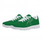North Texas Mean Green Men Sneakers &acirc;�� Custom Green UNT Shoes for University of North Texas Fans