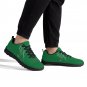North Texas Mean Green Men Sneakers &acirc;�� Custom Green UNT Shoes for University of North Texas Fans