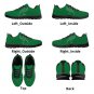 North Texas Mean Green Men Sneakers &acirc;�� Custom Green UNT Shoes for University of North Texas Fans