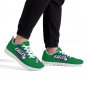 North Texas Mean Green Women Sneakers &acirc;�� Custom Green UNT Shoes for University of North Texas Fans
