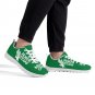 North Texas Mean Green Men Sneakers &acirc;�� Custom Green UNT Shoes for University of North Texas Fans