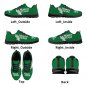 North Texas Mean Green Kids Sneakers &acirc;�� Custom Green UNT Shoes for University of North Texas Fans