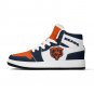 Custom Chicago Bears Women High-Top Sneakers | NFL Fan Shoes | Personalized Bears Team Sneakers