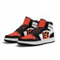 Custom Cincinnati Bengals Kids High-Top Sneakers NFL Fan Shoes | Personalized Bengals Team Sneakers