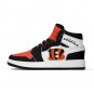 Custom Cincinnati Bengals Kids High-Top Sneakers NFL Fan Shoes | Personalized Bengals Team Sneakers