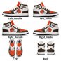 Custom Cleveland Browns Women High-Top Sneakers | NFL Fan Shoes | Personalized Browns Team Sneakers