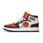 Custom Cleveland Browns Kids High-Top Sneakers | NFL Fan Shoes | Personalized Browns Team Sneakers
