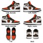 Custom Cleveland Browns Women High-Top Sneakers | NFL Fan Shoes | Personalized Browns Team Sneakers