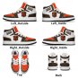 Custom Cleveland Browns Kids High-Top Sneakers | NFL Fan Shoes | Personalized Browns Team Sneakers
