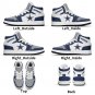 Custom Dallas Cowboys Women High-Top Sneakers | NFL Fan Shoes | Personalized Cowboys Team Sneakers