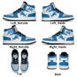 Custom Detroit Lions Men High-Top Sneakers | NFL Fan Shoes | Personalized Lions Team Sneakers