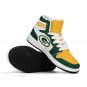 Custom Green Bay Packers Women High-Top Sneakers | NFL Fan Shoes Personalized Packers Team Sneakers