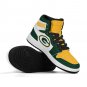 Custom Green Bay Packers Kids High-Top Sneakers | NFL Fan Shoes Personalized Packers Team Sneakers