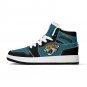 Jacksonville Jaguars Women High-Top Sneakers | NFL Fan Shoes | Personalized Jaguars Team Sneakers