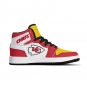 Custom Kansas City Chiefs Women High-Top Sneakers NFL Fan Shoes | Personalized Chiefs Team Sneakers