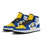 Custom Los Angeles Rams Kids High-Top Sneakers | NFL Fan Shoes | Personalized Rams Team Sneakers