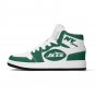 Custom New York Jets Men High-Top Sneakers | NFL Fan Shoes | Personalized Jets Team Sneakers