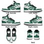Custom New York Jets Kids High-Top Sneakers | NFL Fan Shoes | Personalized Jets Team Sneakers