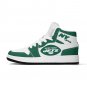 Custom New York Jets Men High-Top Sneakers | NFL Fan Shoes | Personalized Jets Team Sneakers
