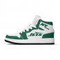 Custom New York Jets Women High-Top Sneakers | NFL Fan Shoes | Personalized Jets Team Sneakers