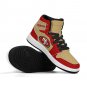 Custom San Francisco 49ers Kids High-Top Sneakers | Fan Shoes | Personalized 49ers Team Sneakers