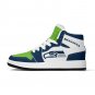 Custom Seattle Seahawks Kids High-Top Sneakers | NFL Fan Shoes | Personalized Team Sneakers
