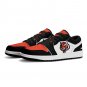 Cincinnati Bengals Women Custom Low-Top Sneakers - Black, Orange, and White NFL Fan Shoes