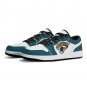 Jacksonville Jaguars Men Custom Low-Top Sneakers - Teal, Gold, and White NFL Fan Shoes
