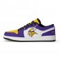 Custom Minnesota Vikings Men Low-Top Sneakers &acirc;�� Purple, Gold & White Fan Sports Shoes
