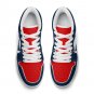 Custom New England Patriots Women Low-Top Sneakers &acirc;�� Red, Navy & White Fan Sports Shoes